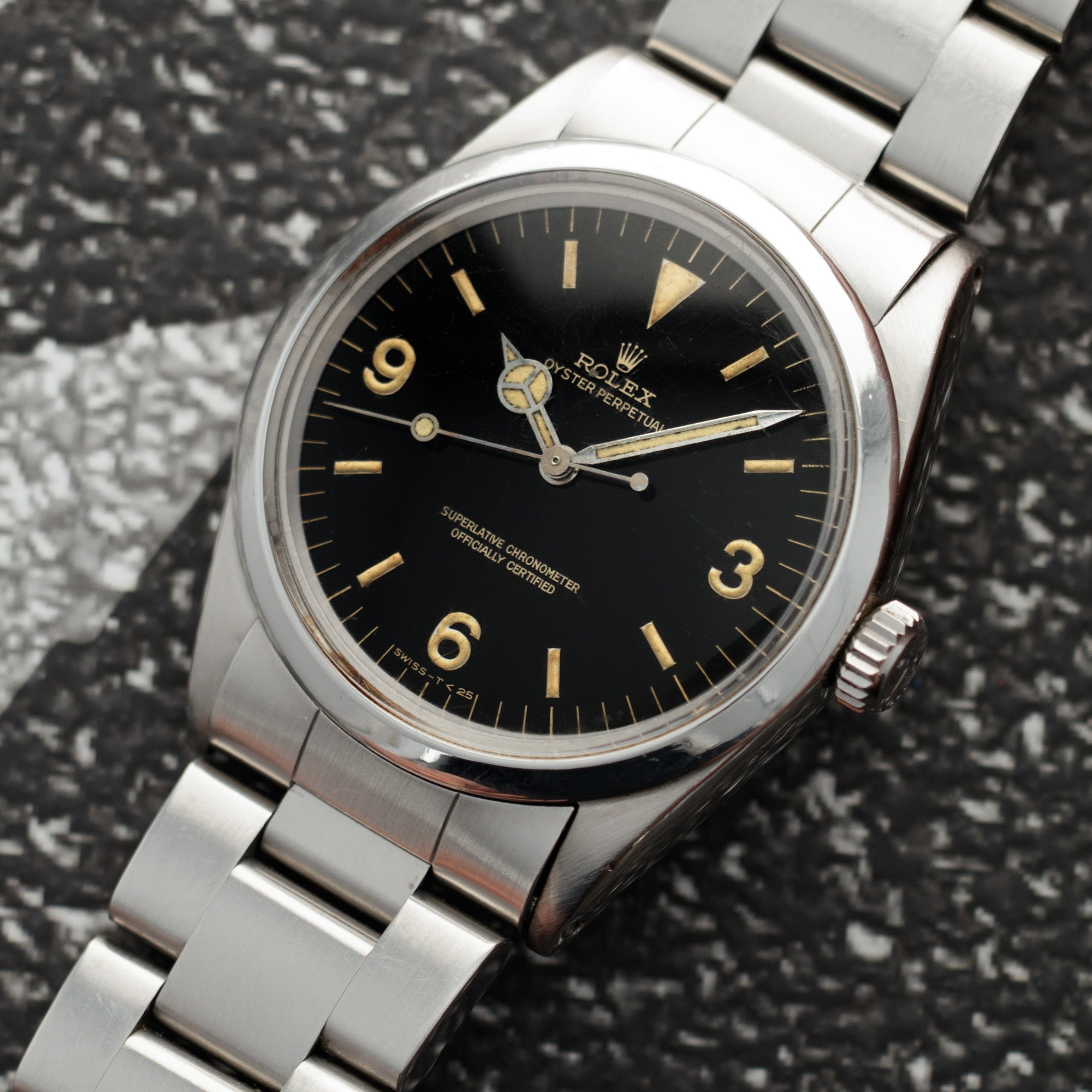 Rolex Steel Gilt Dial Explorer 1016 - Main Image