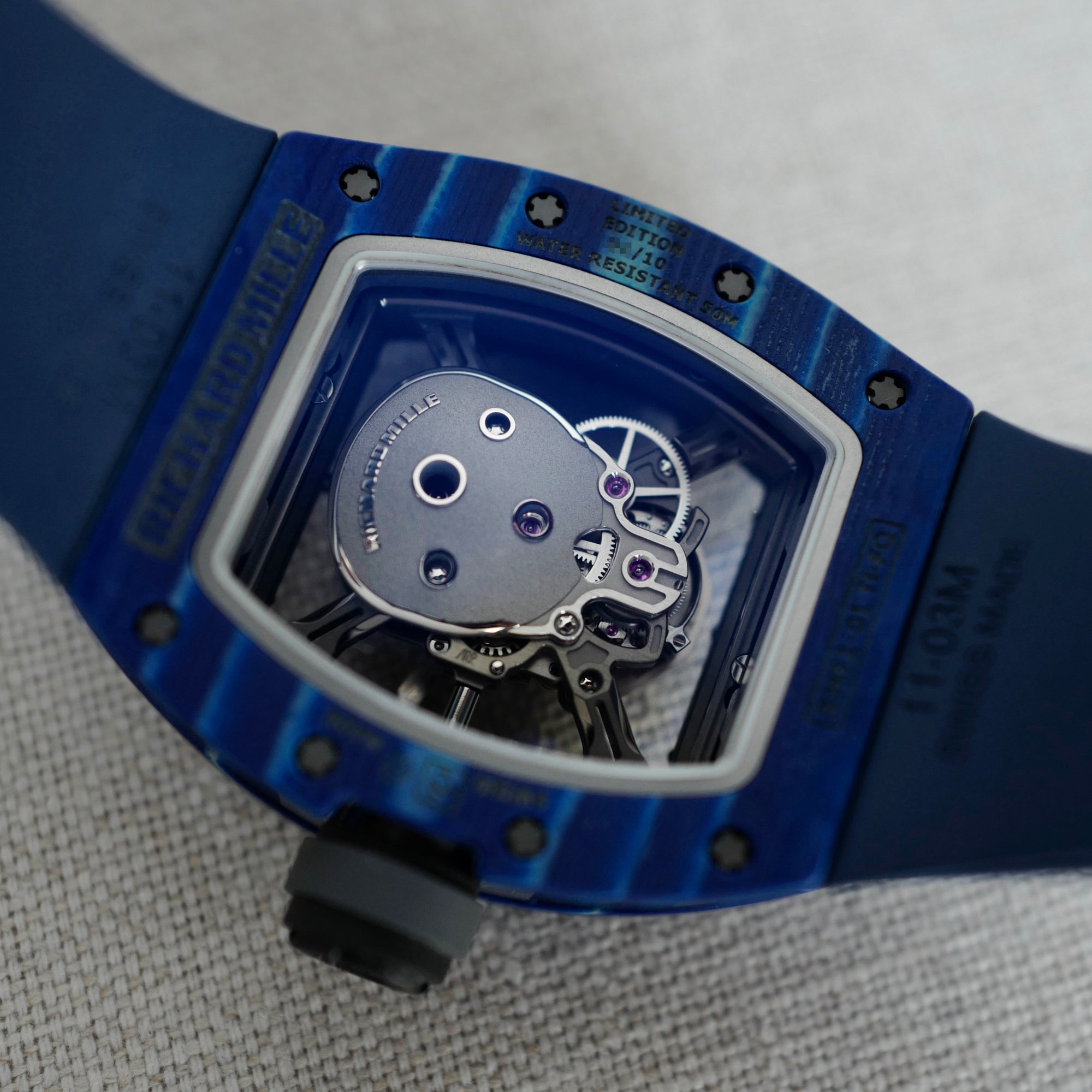 Richard Mille - Richard Mille Blue Skull Tourbillon RM52-01 - The Keystone Watches