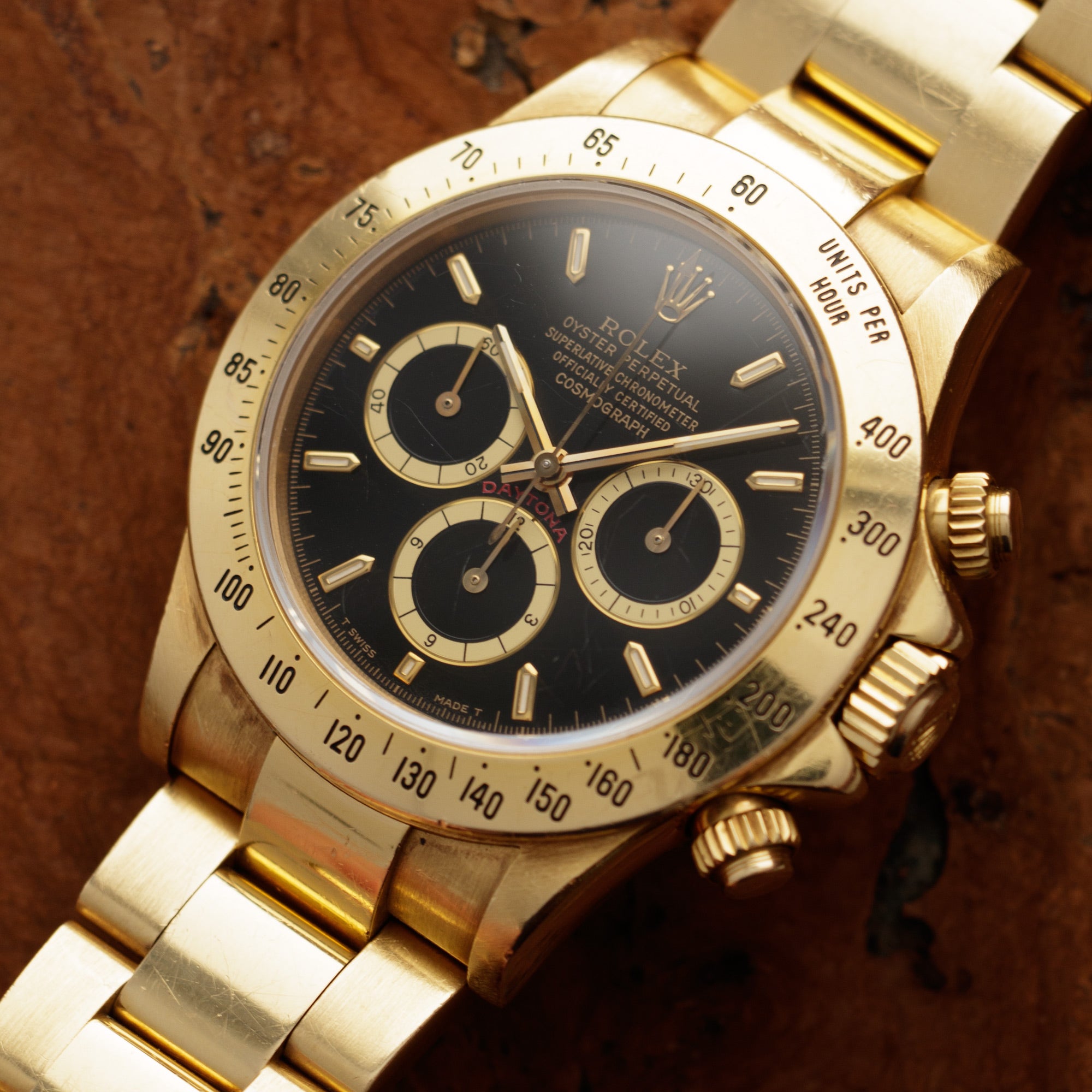 Rolex - Rolex Yellow Gold Cosmograph Daytona Zenith Watch Ref. 16528 from 1991 - The Keystone Watches