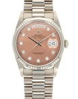 Rolex - Rolex White Gold Day-Date Ref. 18239 with Salmon Dial - The Keystone Watches