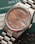 Rolex - Rolex White Gold Day-Date Ref. 18239 with Salmon Dial - The Keystone Watches