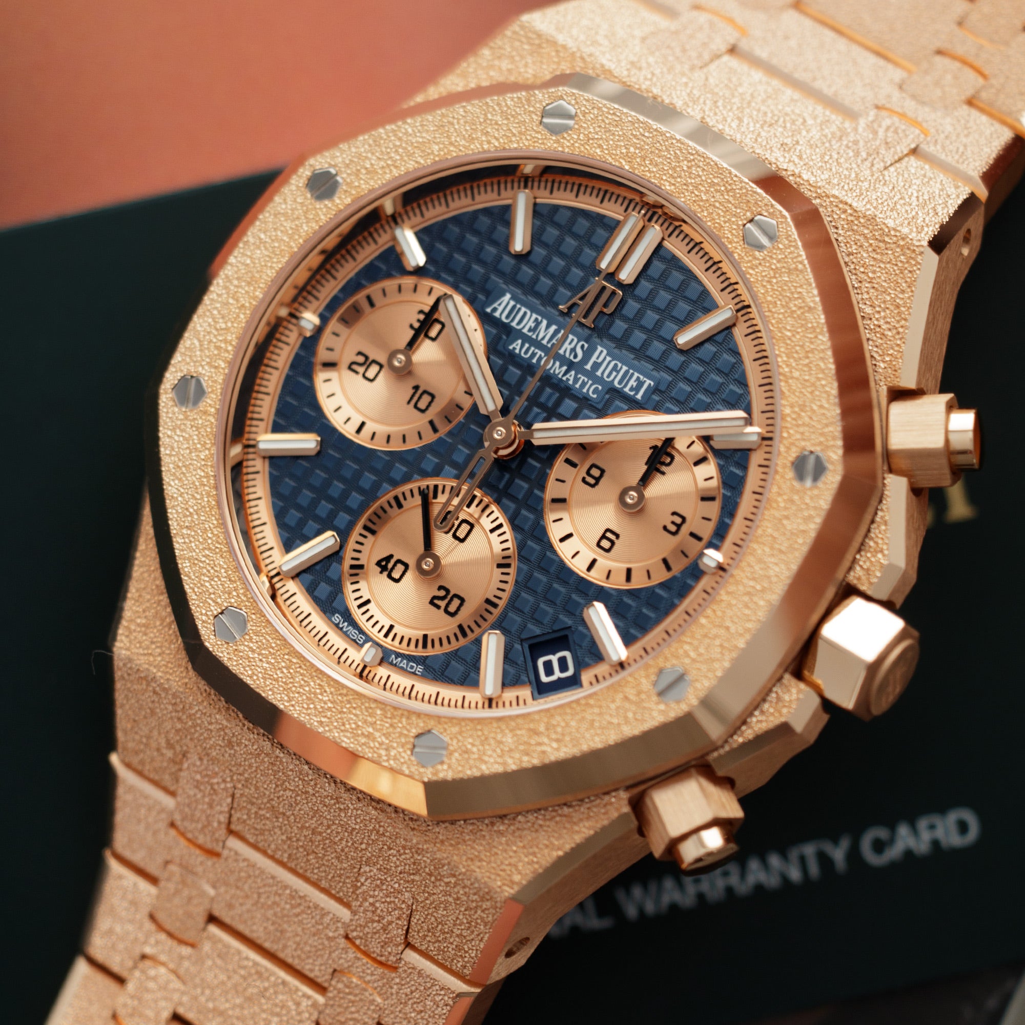 Audemars Piguet - Audemars Piguet Frosted Rose Gold Royal Oak Ref. 26239 - The Keystone Watches