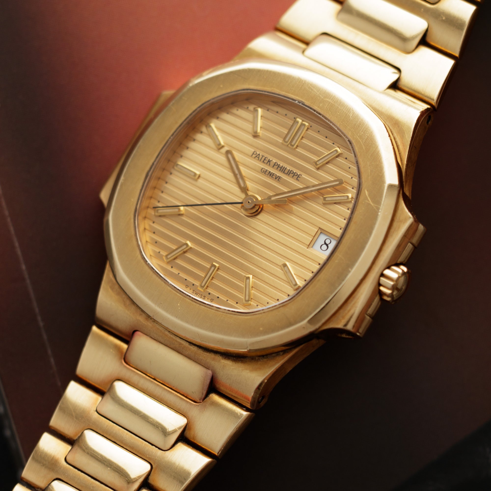 Patek Philippe - Patek Philippe Yellow Gold Nautilus Watch Ref. 3800 - The Keystone Watches