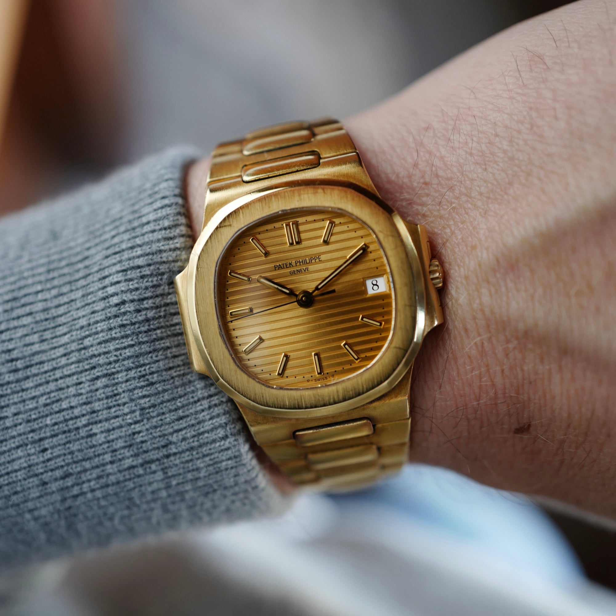 Patek Philippe - Patek Philippe Yellow Gold Nautilus Watch Ref. 3800 - The Keystone Watches