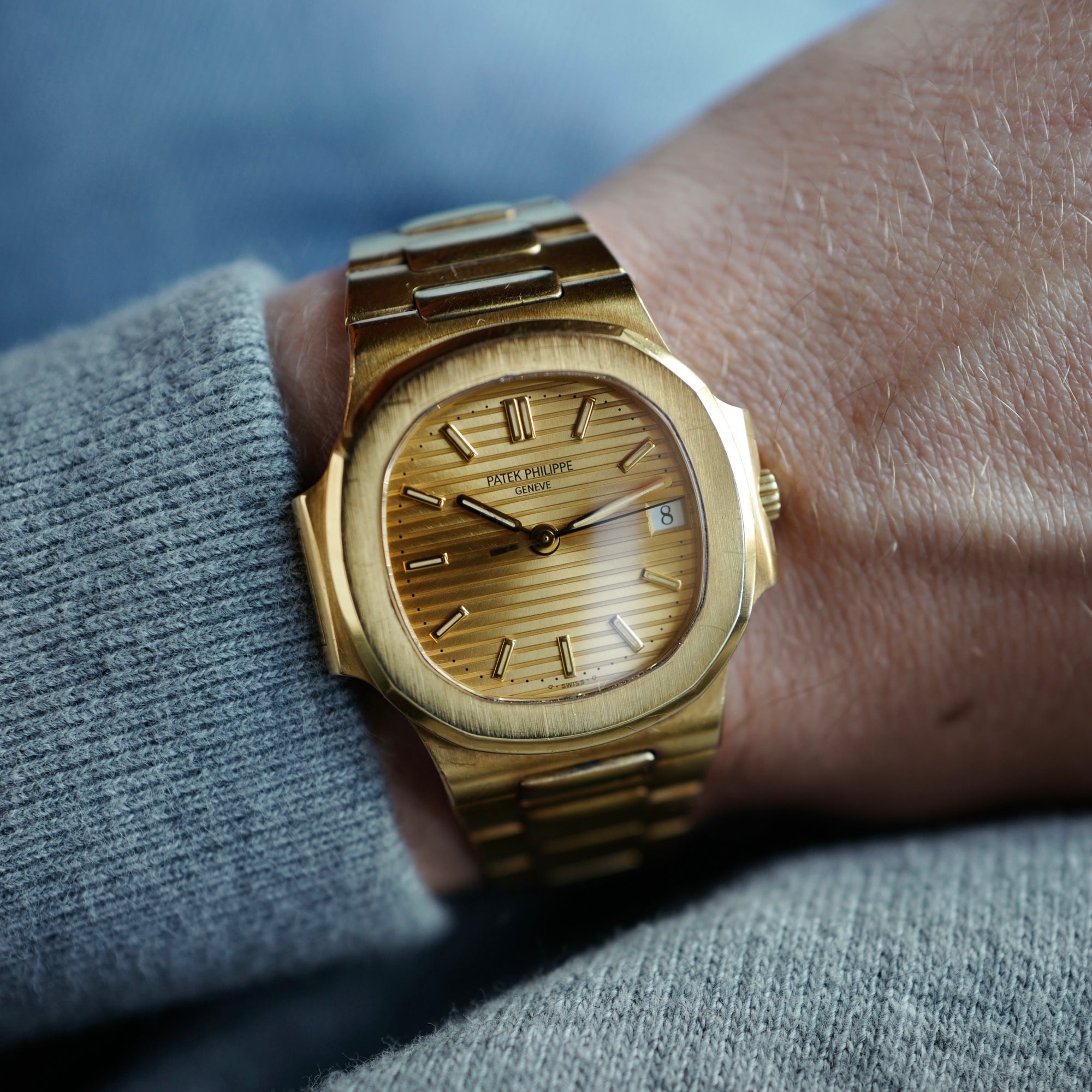 Patek Philippe - Patek Philippe Yellow Gold Nautilus Watch Ref. 3800 - The Keystone Watches