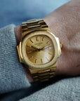 Patek Philippe - Patek Philippe Yellow Gold Nautilus Watch Ref. 3800 - The Keystone Watches