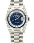 Rolex - Rolex Platinum and Diamond Day-Date Ref. 18296 with Original Warranty - The Keystone Watches