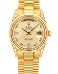 Rolex - Rolex Yellow Gold Day-Date Mother of Pearl Diamond Ref. 118338 - The Keystone Watches