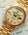 Rolex - Rolex Yellow Gold Day-Date Mother of Pearl Diamond Ref. 118338 - The Keystone Watches