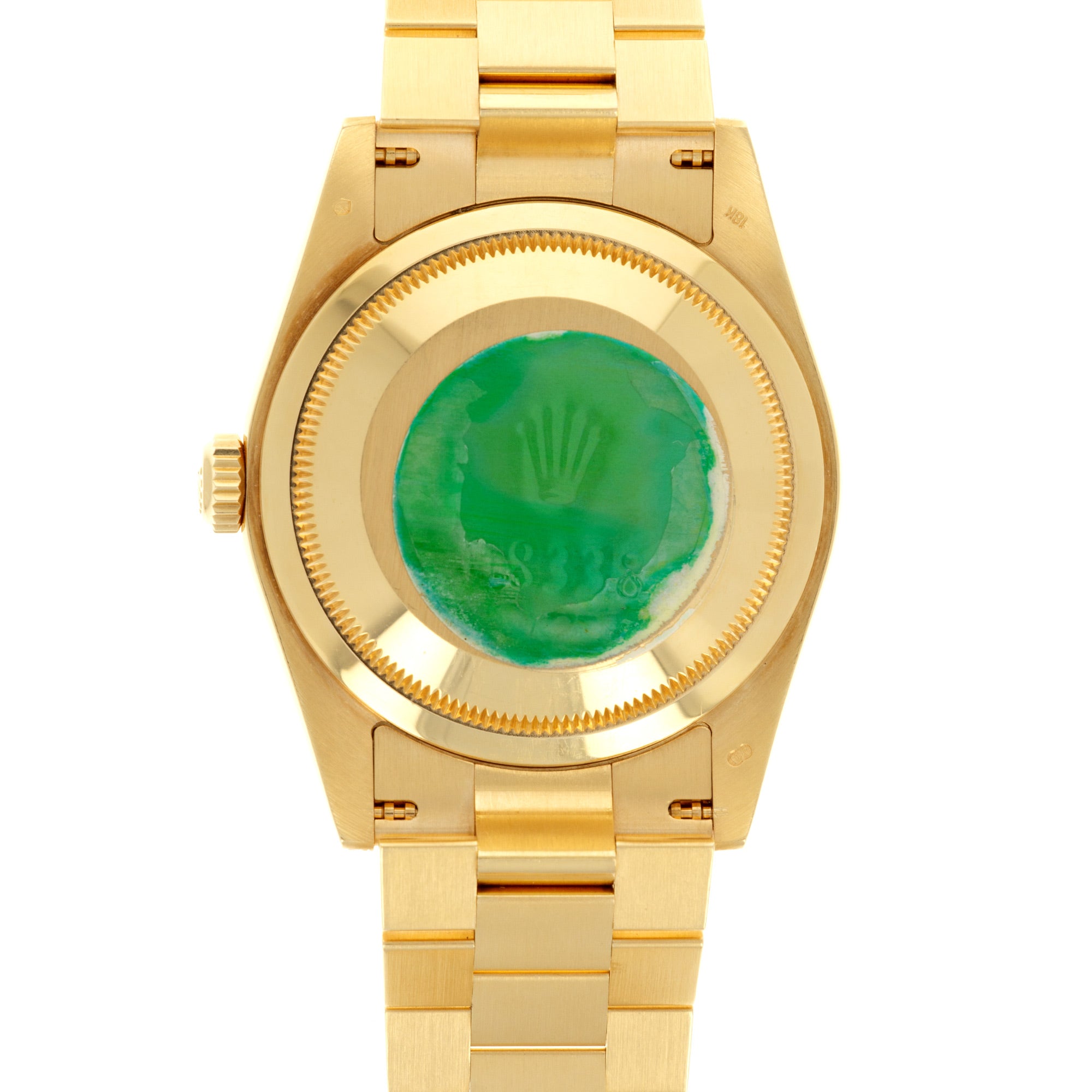 Rolex - Rolex Yellow Gold Day-Date Mother of Pearl Diamond Ref. 118338 - The Keystone Watches