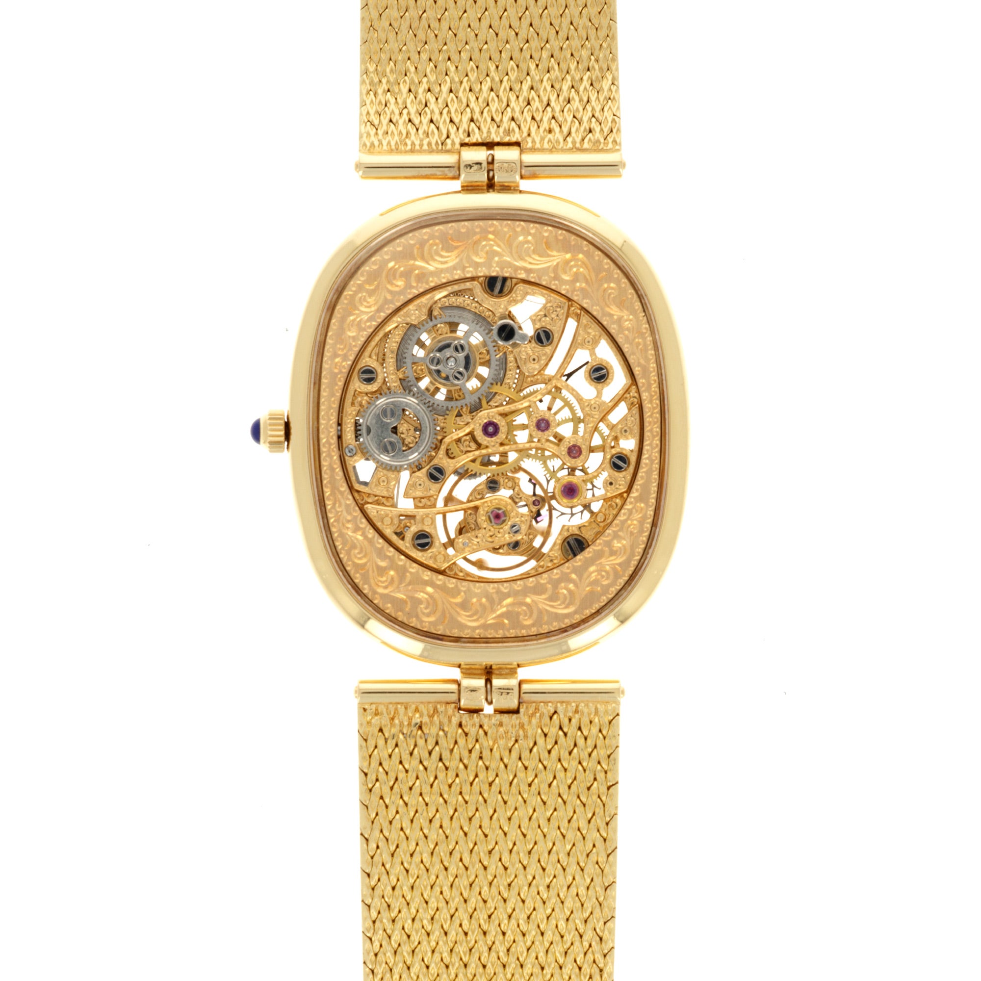 Patek Philippe - Patek Philippe Yellow Gold and Diamond Skeleton Watch Ref. 3881 - The Keystone Watches