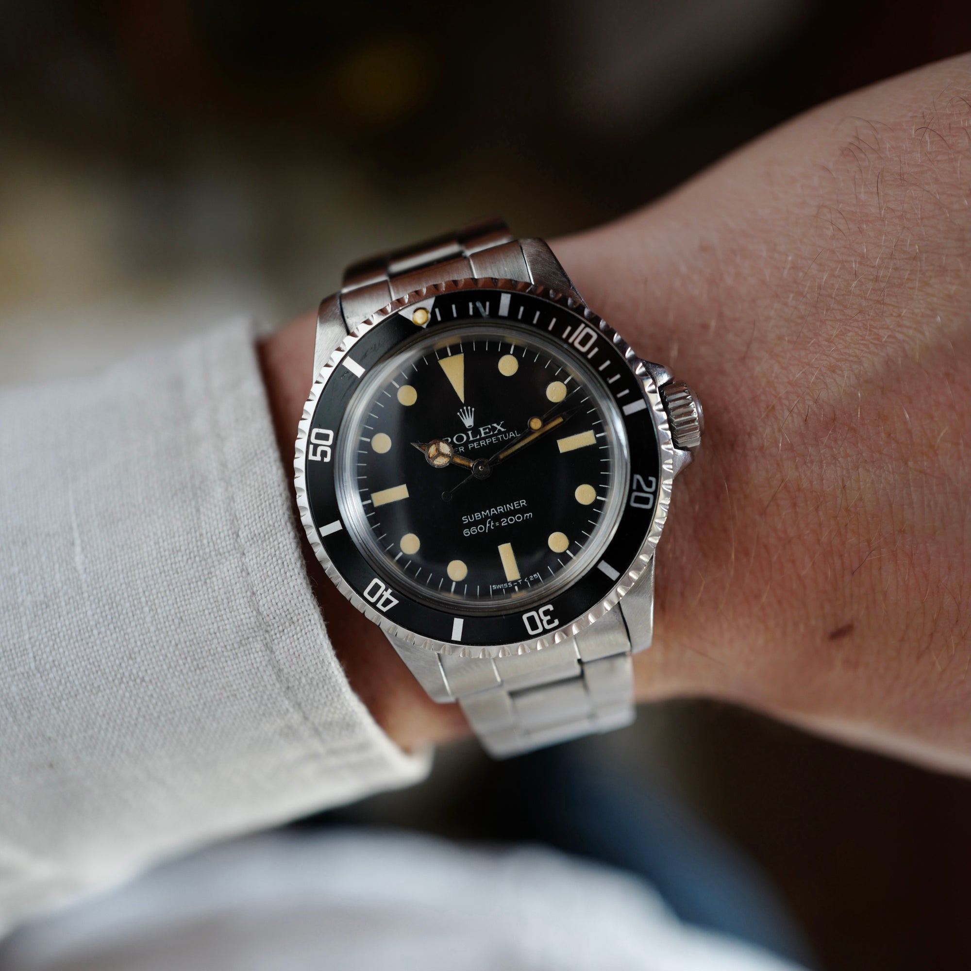 Rolex - Rolex Steel Maxi Dial Submariner Ref. 5513 with Original Warranty - The Keystone Watches