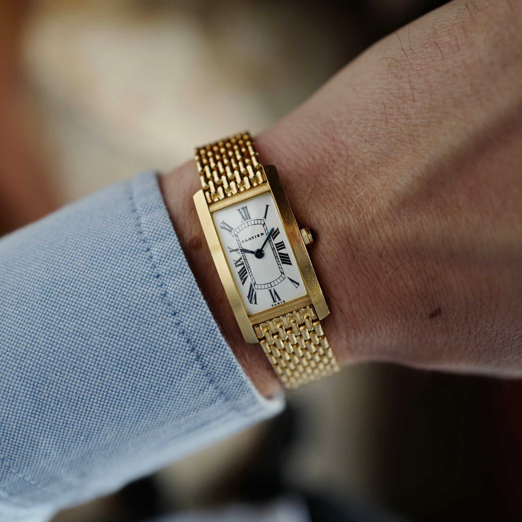 Cartier - Cartier Yellow Gold Tank Cintree Watch - The Keystone Watches