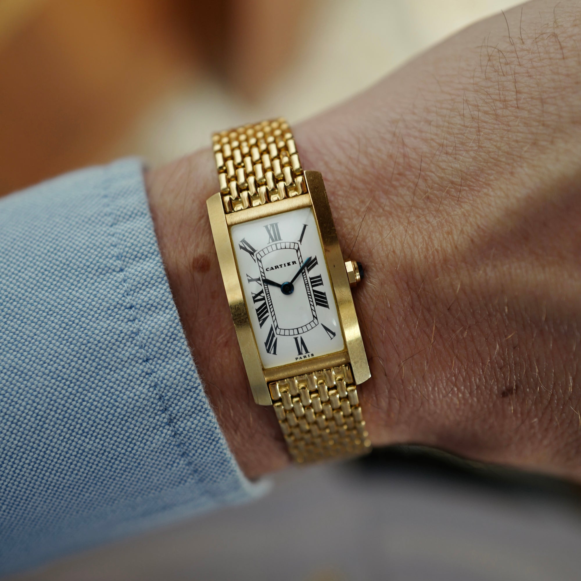Cartier - Cartier Yellow Gold Tank Cintree Watch - The Keystone Watches