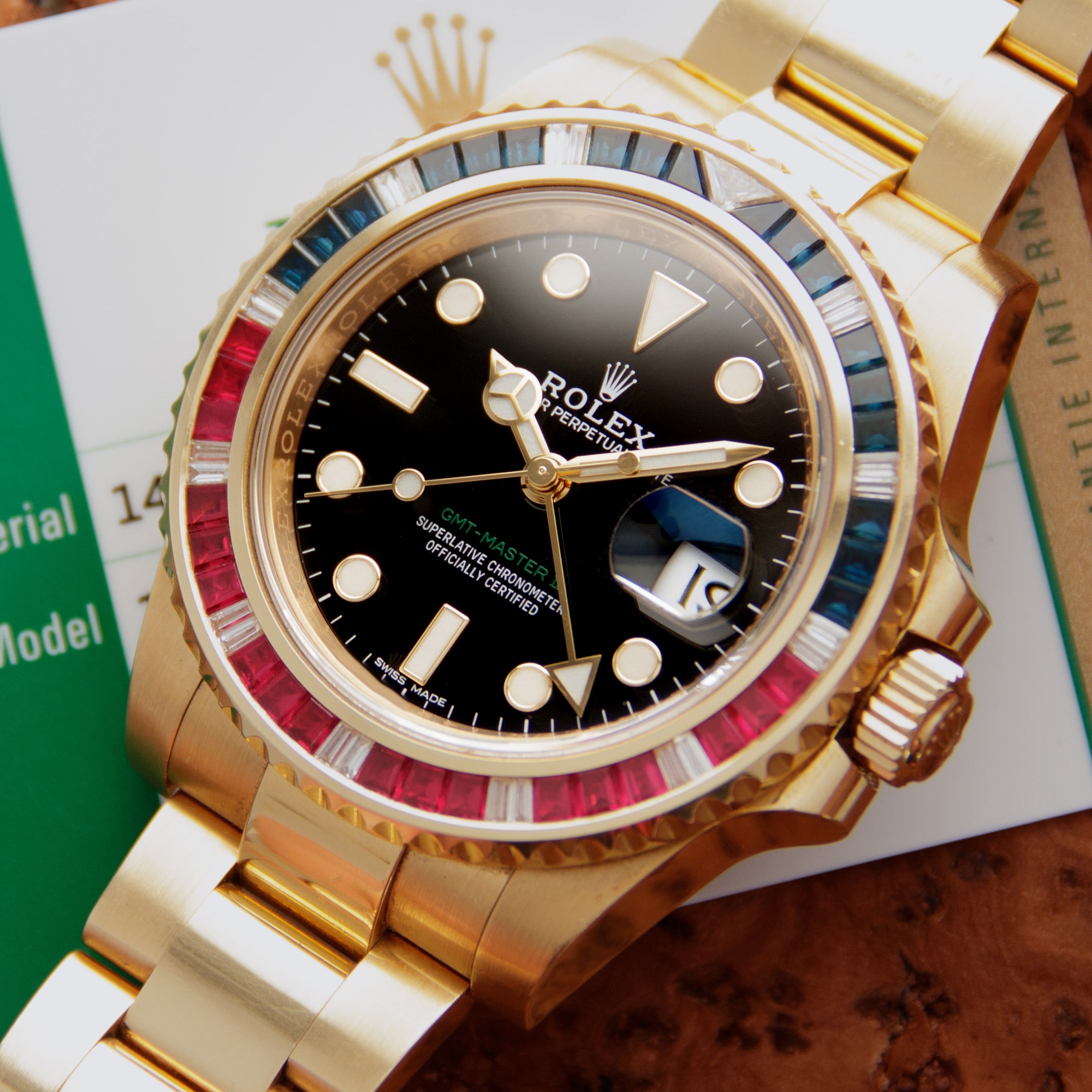 Rolex GMT-Master II 116748SARU 18k YG