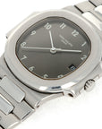 Patek Philippe - Patek Philippe Steel Nautilus Ref. 3800 with Rare Arabic Numeral Dial and Original Warranty - The Keystone Watches