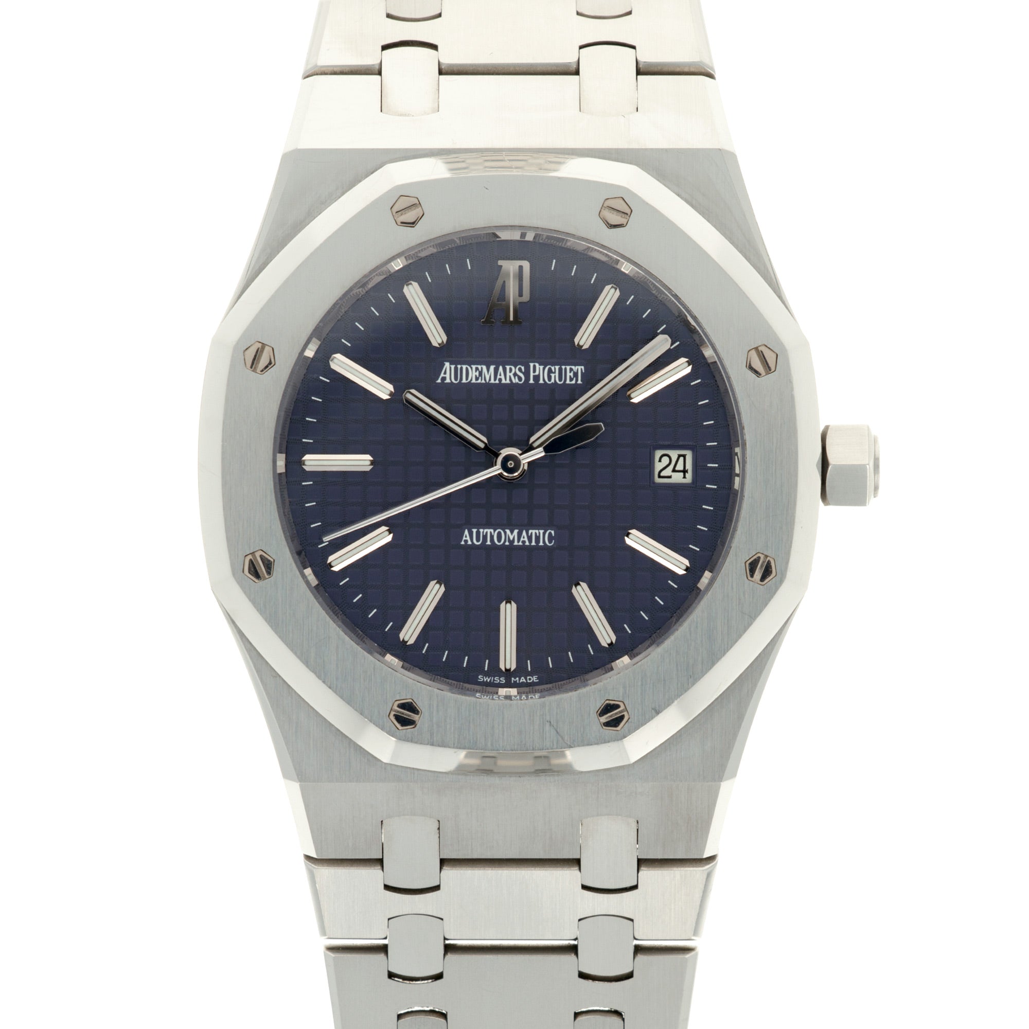 Audemars Piguet - Audemars Piguet Steel Royal Oak Ref. 15300 with Blue Dial - The Keystone Watches