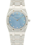 Audemars Piguet - Audemars Piguet Platinum Royal Oak with Mother of Pearl and Diamond Dial - The Keystone Watches