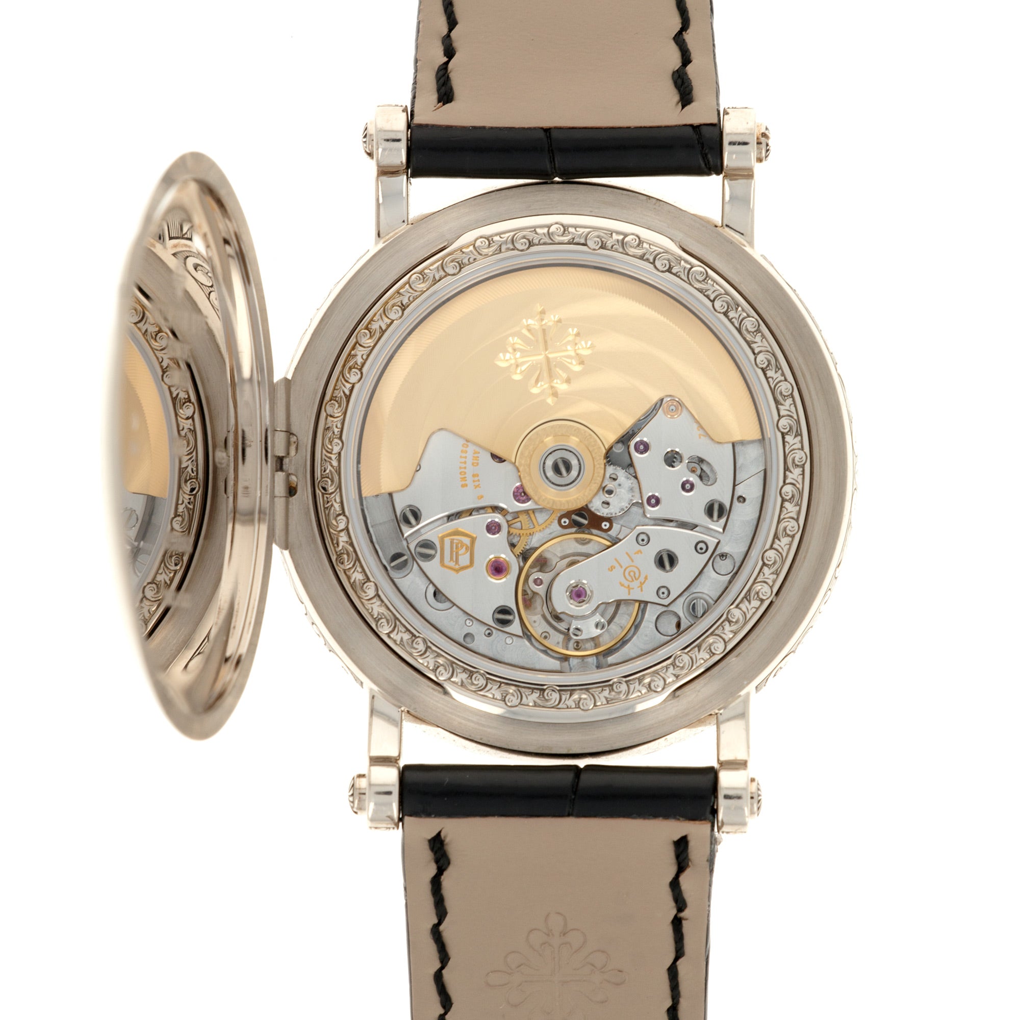 Patek Philippe - Patek Philippe White Gold Perpetual Engraved Ref. 5160 - The Keystone Watches