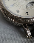 Patek Philippe - Patek Philippe White Gold Perpetual Engraved Ref. 5160 - The Keystone Watches