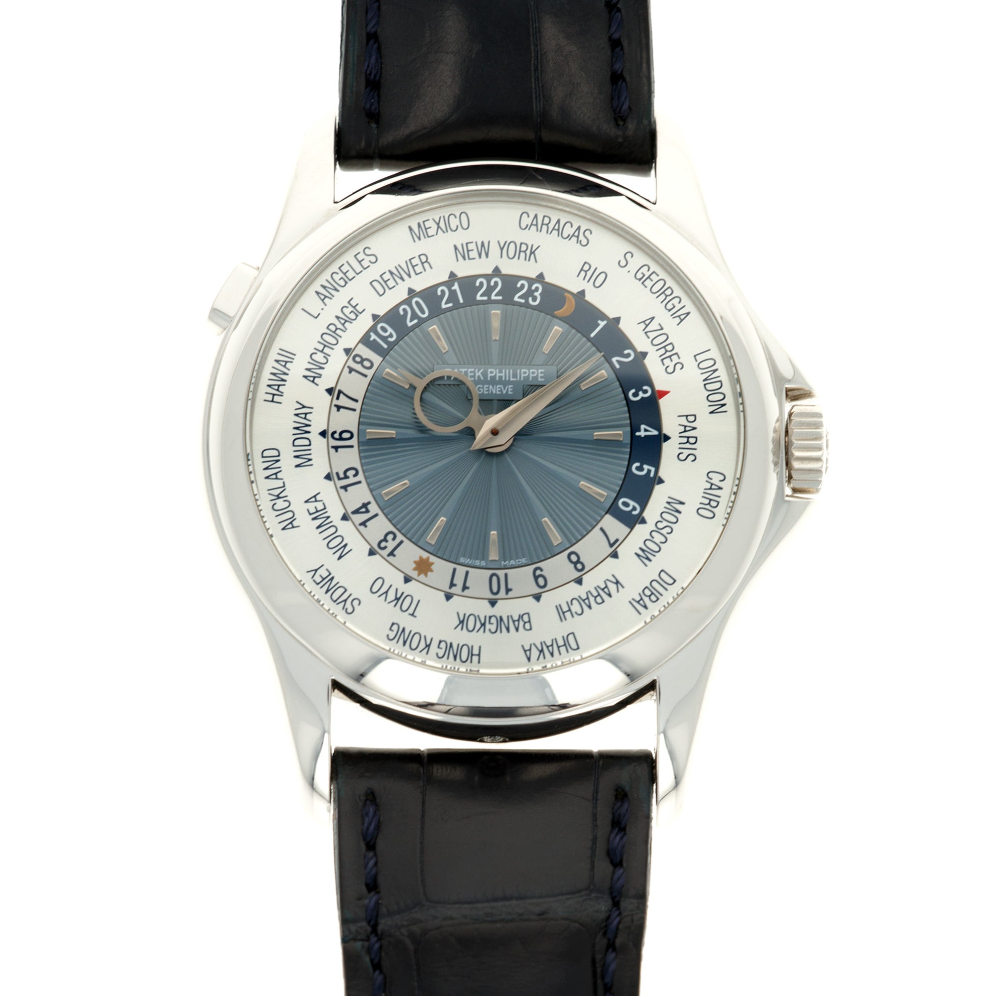 Patek Philippe - Patek Philippe Platinum World Time Watch Ref. 5130 - The Keystone Watches