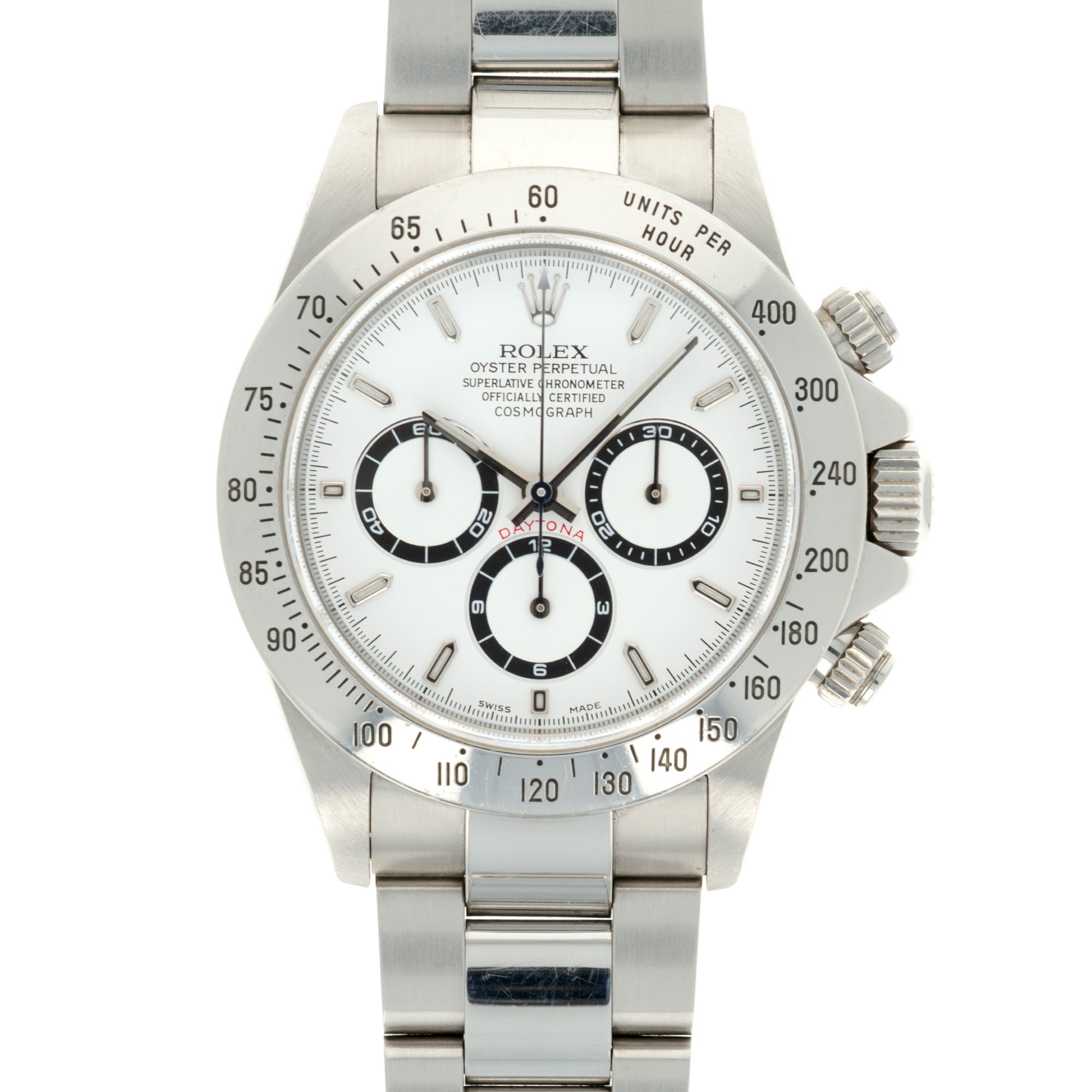 Rolex - Rolex Steel Zenith Daytona Ref. 16520 with Original Warranty Paper - The Keystone Watches