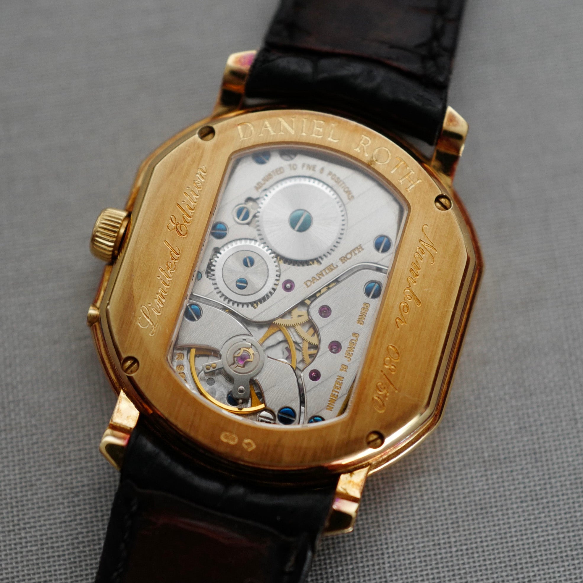 Daniel Roth - Daniel Roth Yellow Gold Moonphase Power Reserve Watch - The Keystone Watches