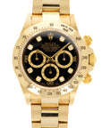 Rolex - Rolex Yellow Gold Zenith Daytona Ref. 16528 with Black Diamond Dial - The Keystone Watches