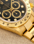 Rolex - Rolex Yellow Gold Zenith Daytona Ref. 16528 with Black Diamond Dial - The Keystone Watches