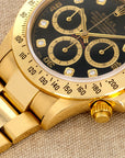 Rolex - Rolex Yellow Gold Zenith Daytona Ref. 16528 with Black Diamond Dial - The Keystone Watches