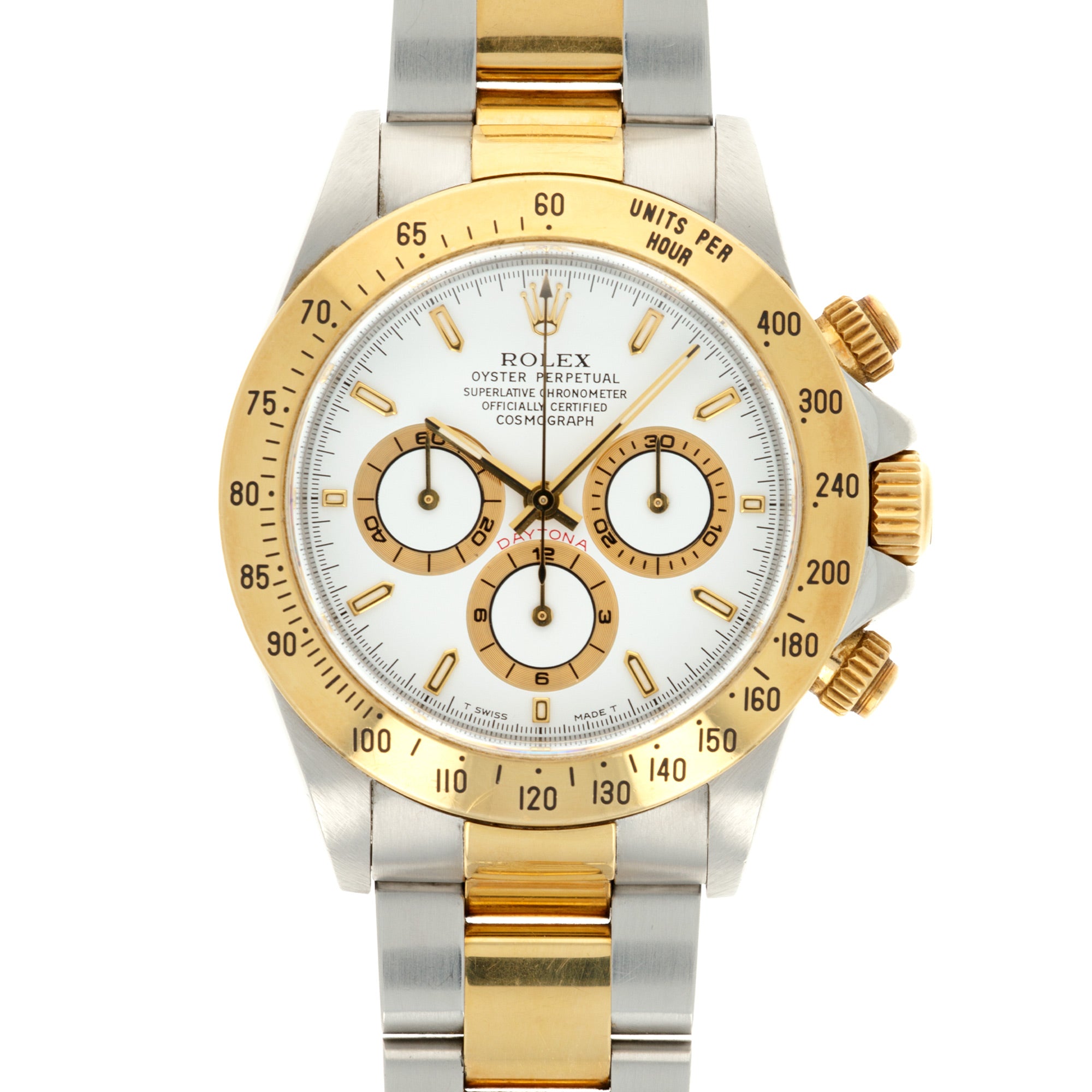 Rolex - Rolex Two-Tone Zenith Daytona Ref. 16523 with Original Warranty - The Keystone Watches