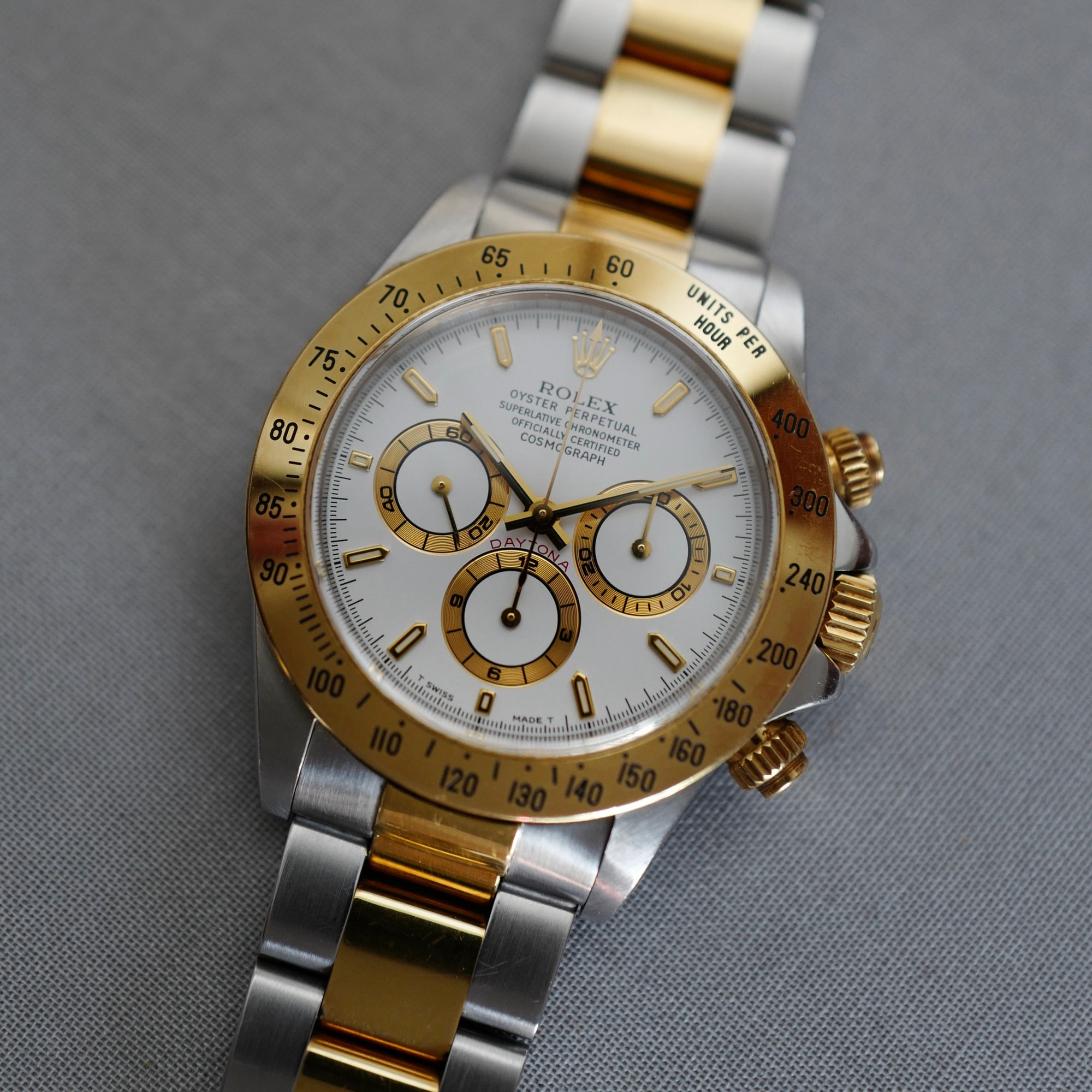 Rolex - Rolex Two-Tone Zenith Daytona Ref. 16523 with Original Warranty - The Keystone Watches