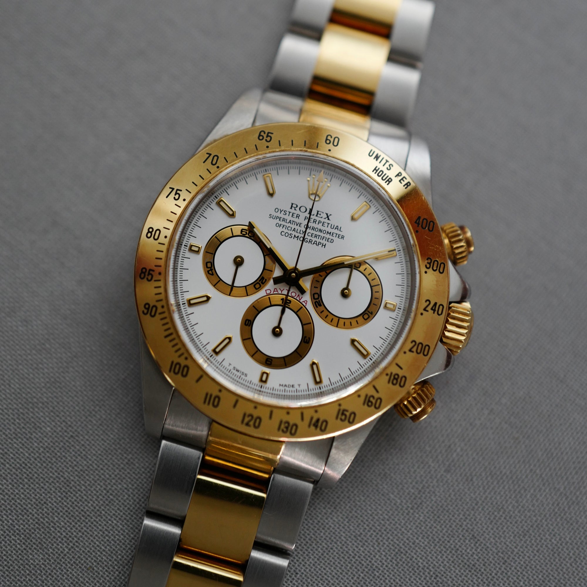 Rolex - Rolex Two-Tone Zenith Daytona Ref. 16523 with Original Warranty - The Keystone Watches