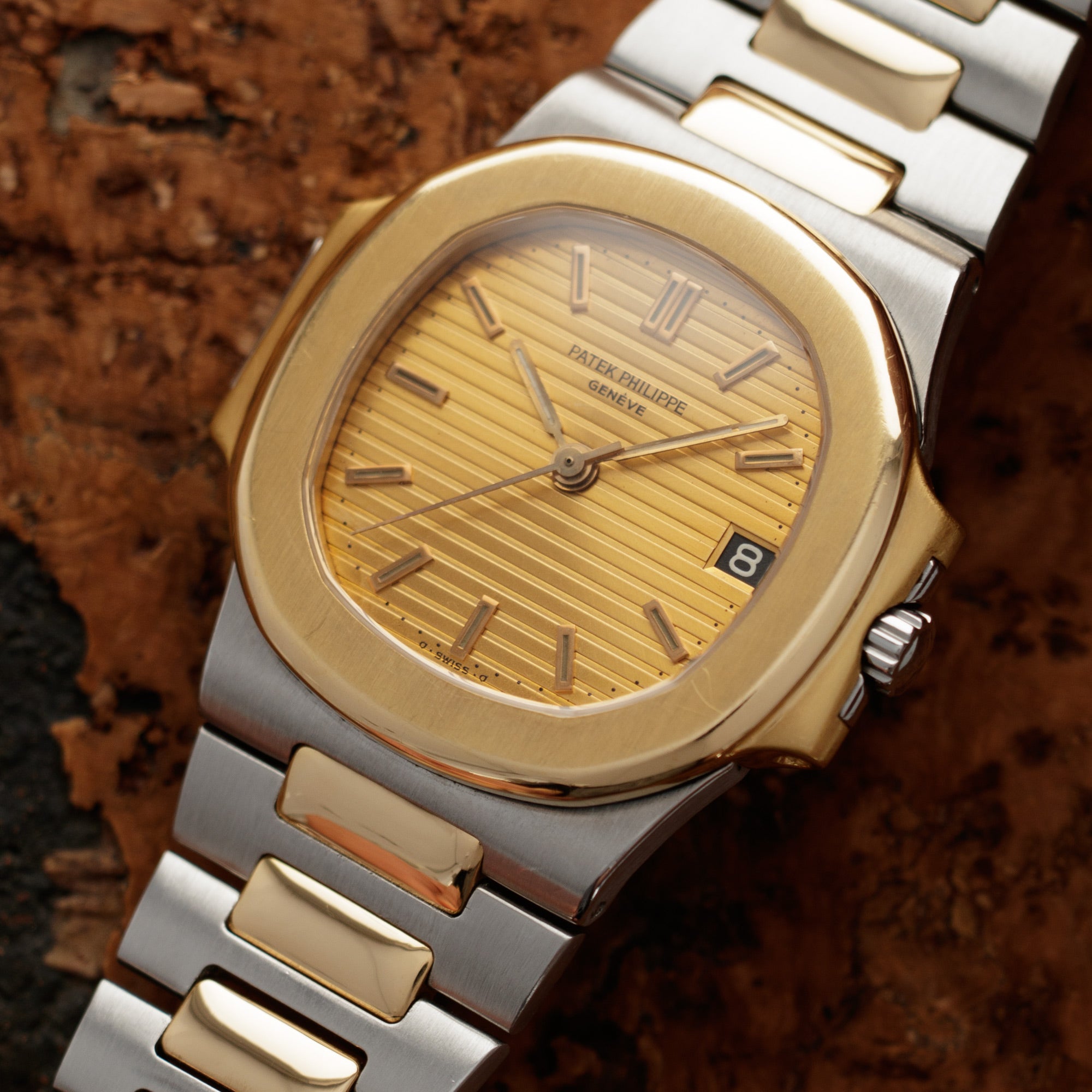 Patek Philippe - Patek Philippe Two-Tone Nautilus Watch Ref. 3800 - The Keystone Watches