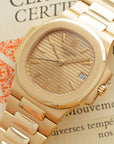 Patek Philippe - Patek Philippe Yellow Gold Nautilus Ref. 3800 with Box and Papers - The Keystone Watches