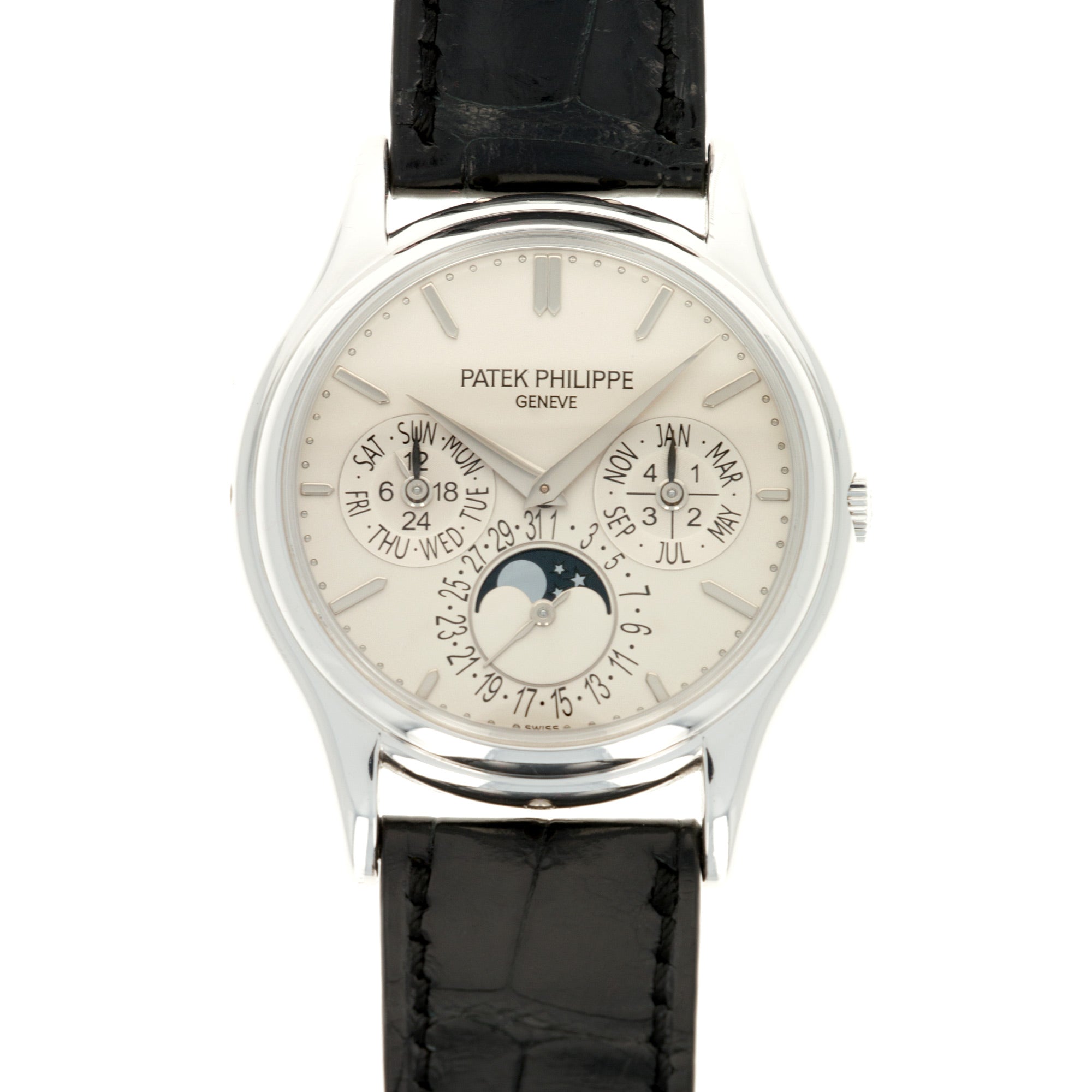 Patek Philippe - Patek Philippe White Gold Perpetual Calendar Watch Ref. 5140 - The Keystone Watches