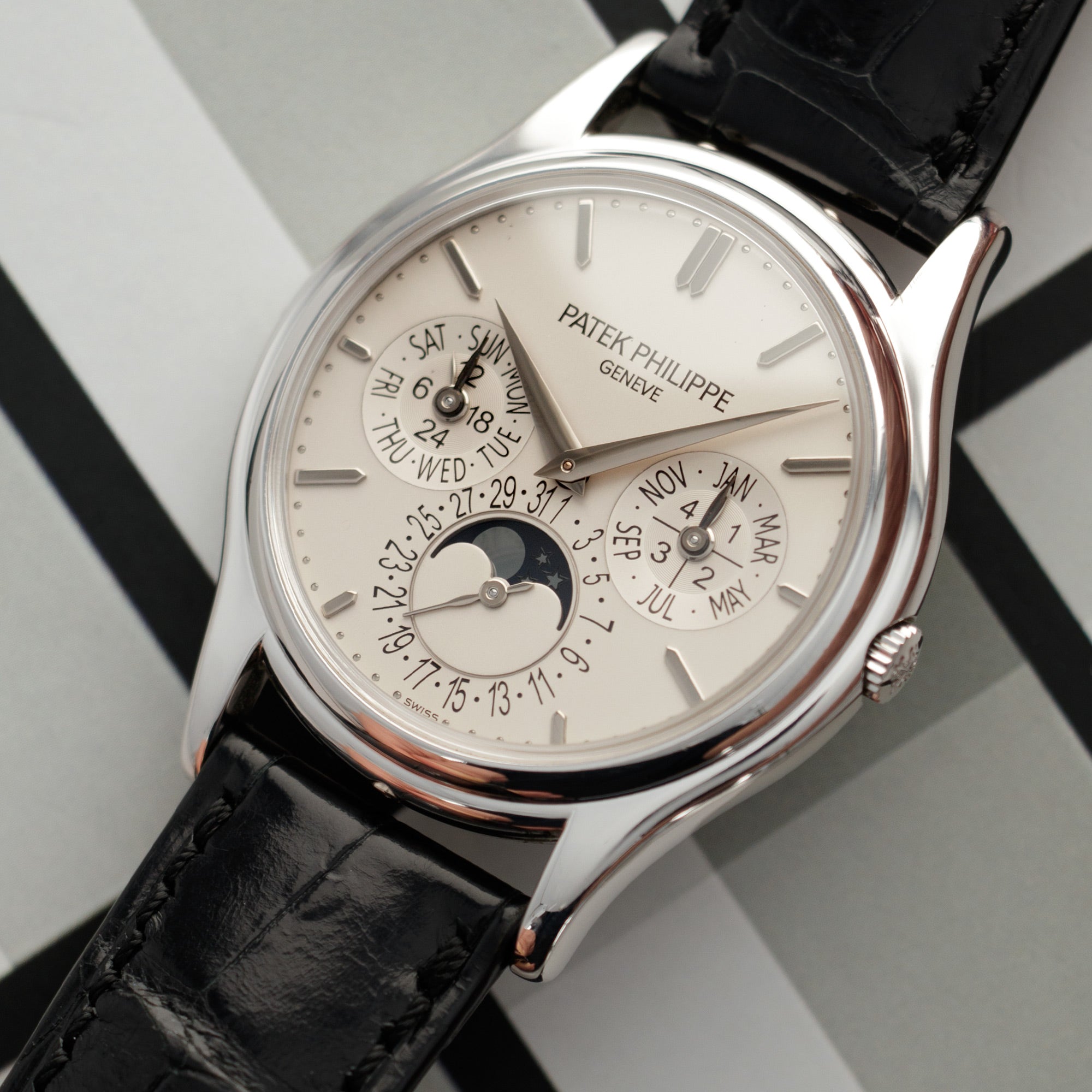 Patek Philippe - Patek Philippe White Gold Perpetual Calendar Watch Ref. 5140 - The Keystone Watches