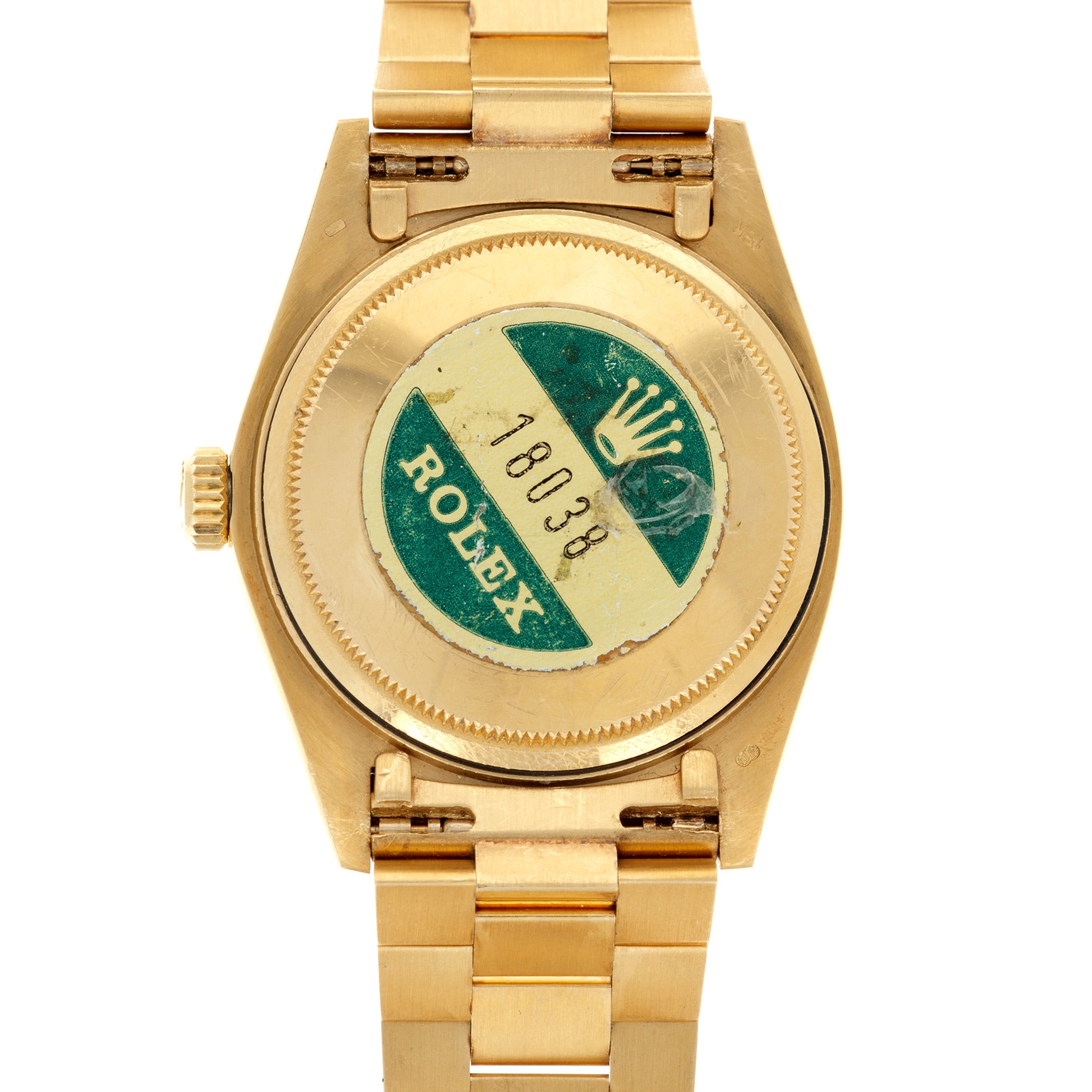 Rolex - Rolex Yellow Gold Day-Date Ref. 18038 with Black Diamond Dial - The Keystone Watches