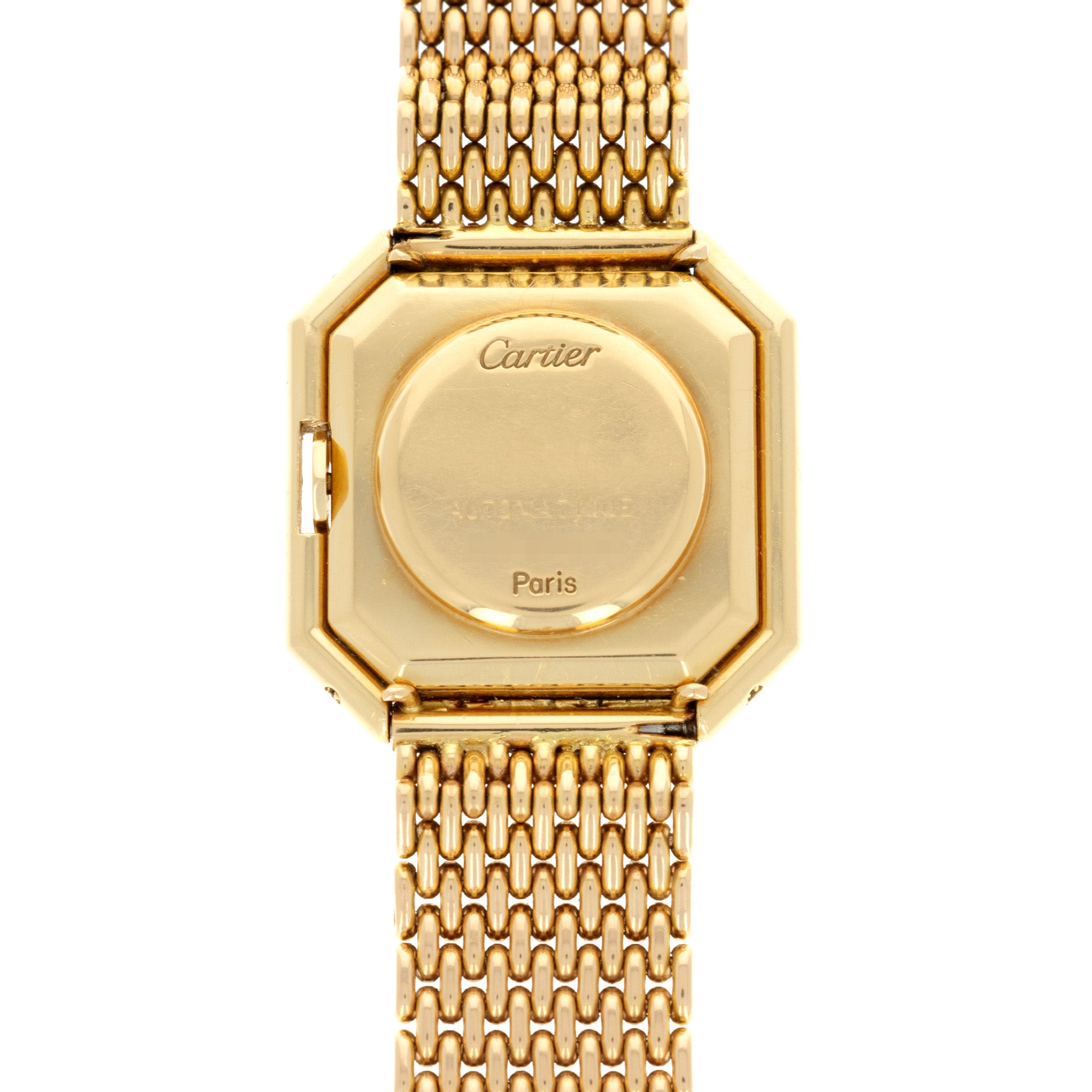 Cartier - Cartier Yellow Gold Tank Ceinture Automatic Watch on Original Bracelet - The Keystone Watches