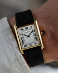 Cartier - Cartier Yellow Gold Tank Paris Mechanical Watch - The Keystone Watches