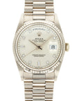 Rolex - Rolex White Gold Day-Date Ref. 18239 with Diamond Markers - The Keystone Watches