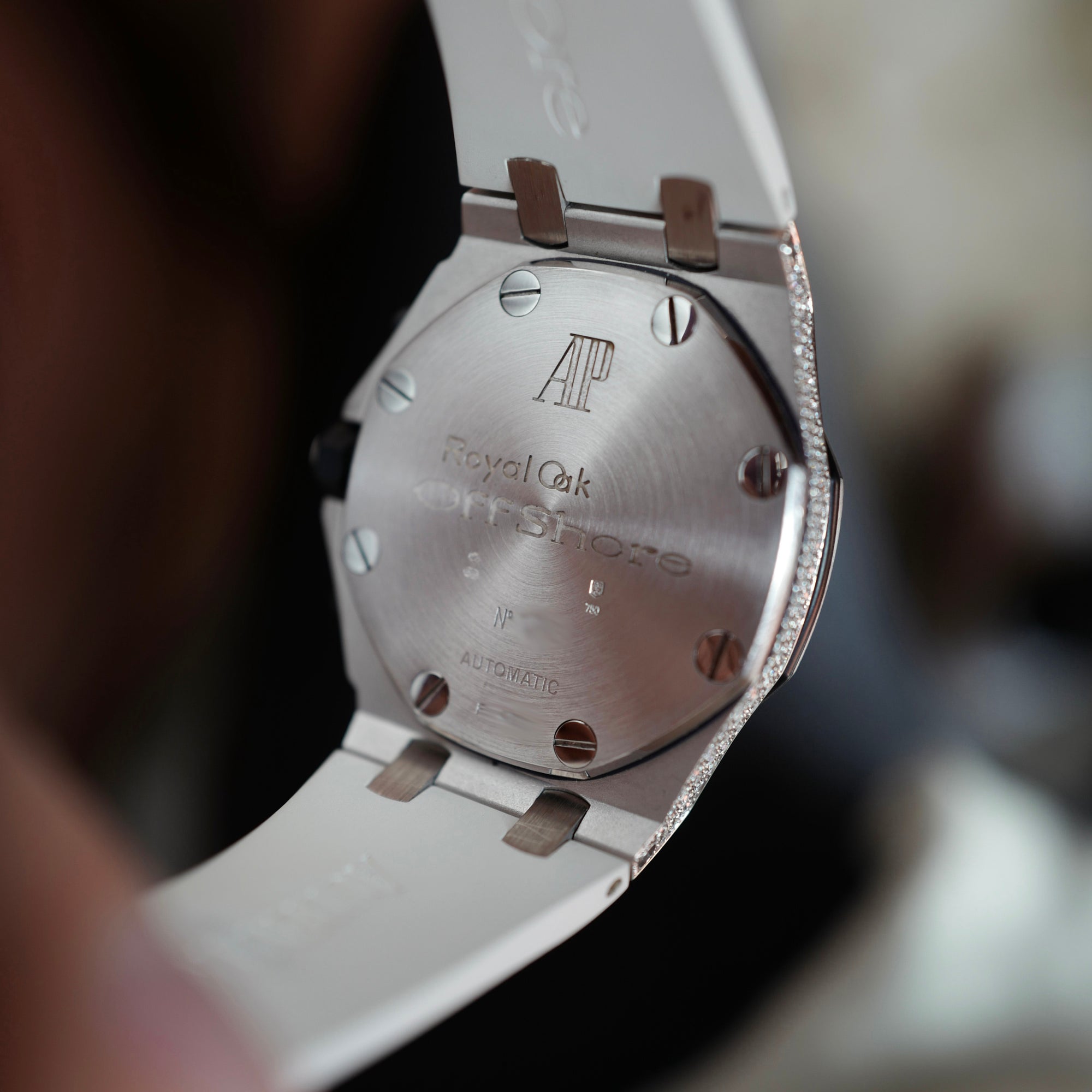 Audemars Piguet - Audemars Piguet White Gold and Diamond Royal Oak Offshore Chronograph Ref. 26067 (NEW ARRIVAL) - The Keystone Watches