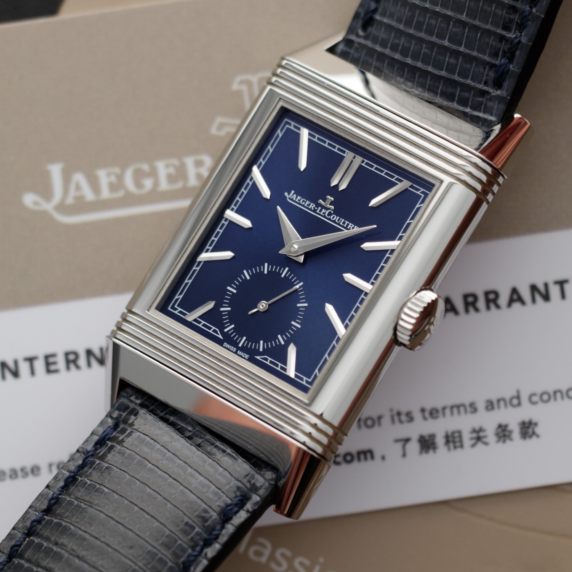 Jaeger LeCoultre - Jaeger Lecoultre Steel Reverso Tribute Ref. 214.8.62 - The Keystone Watches