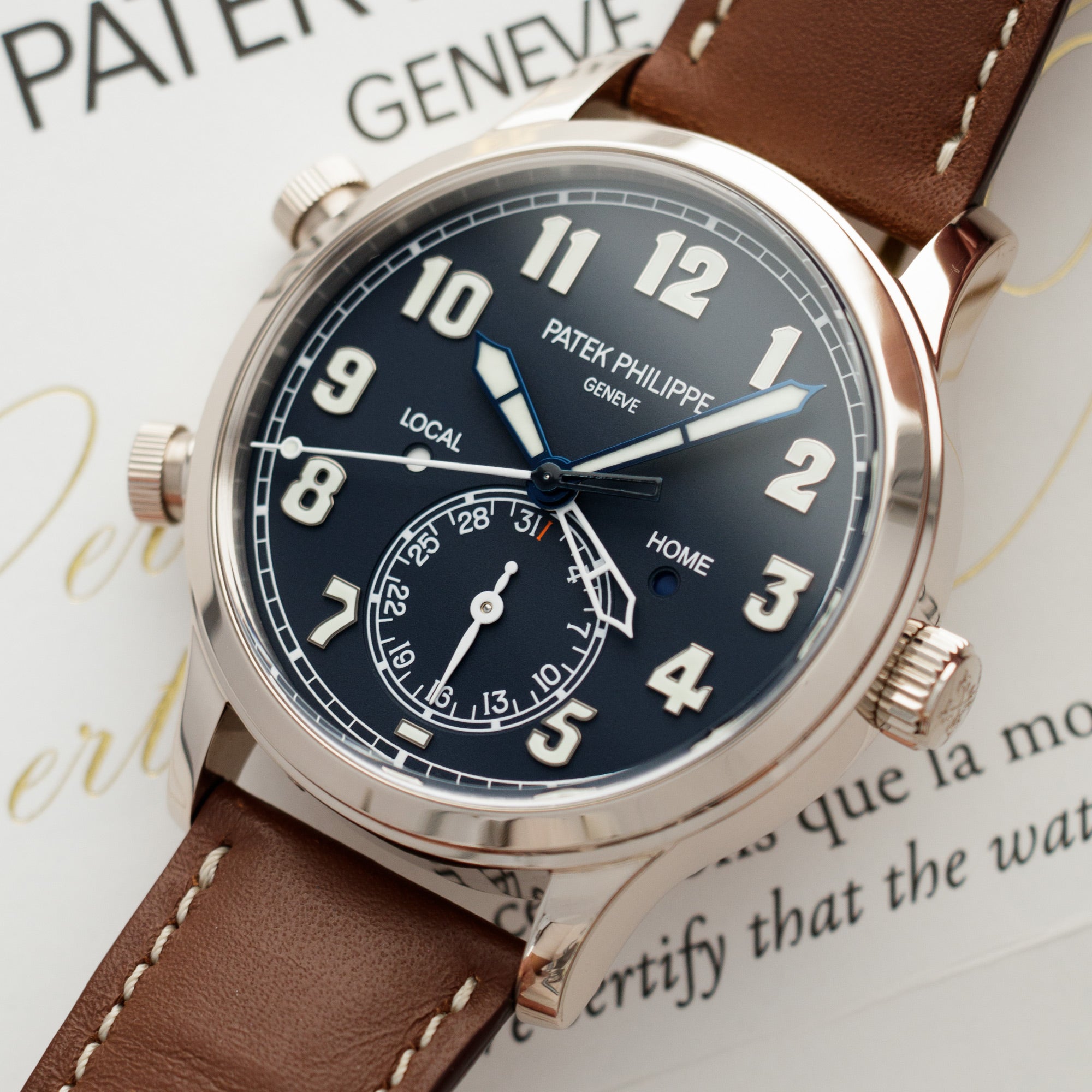 Patek Philippe - Patek Philippe White Gold Pilot Watch Ref. 5524 - The Keystone Watches