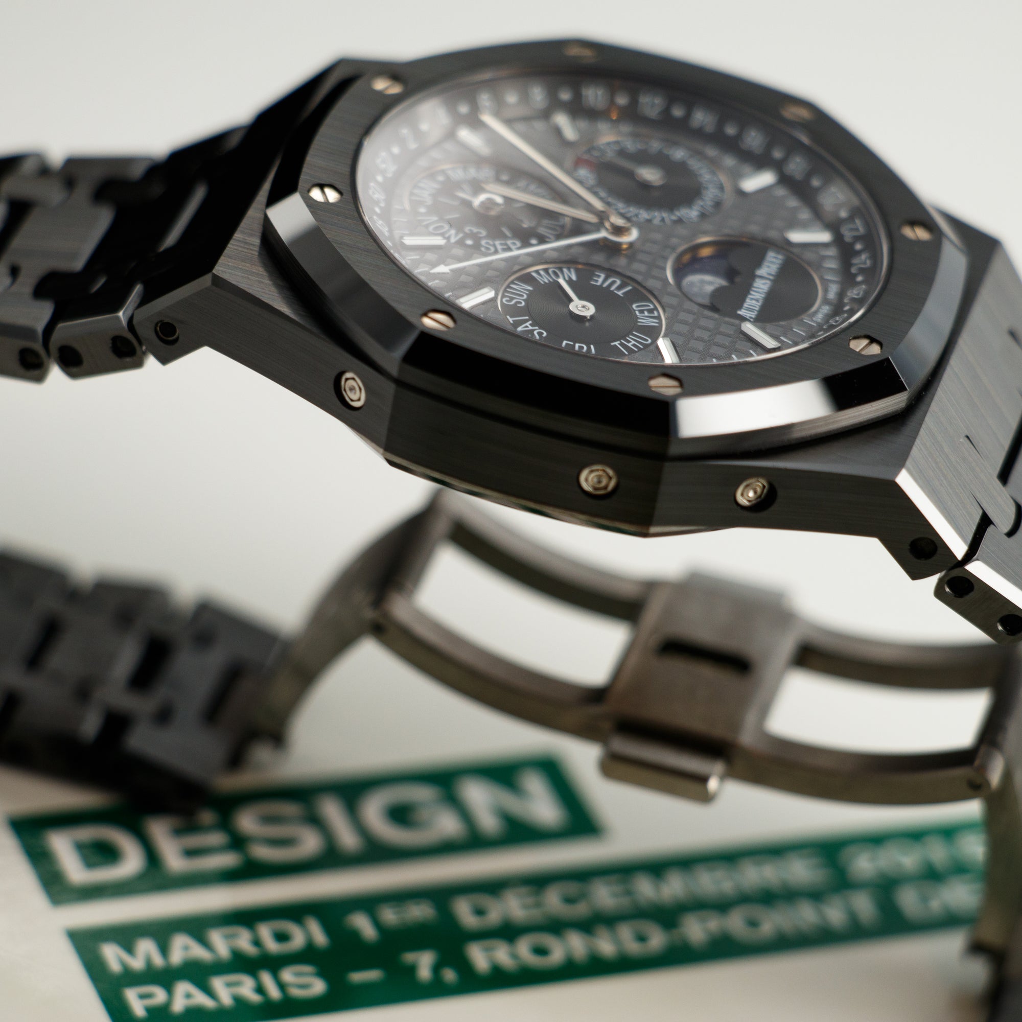 Audemars Piguet - Audemars Piguet Ceramic Royal Oak Perpetual Watch Ref. 26579CE - The Keystone Watches