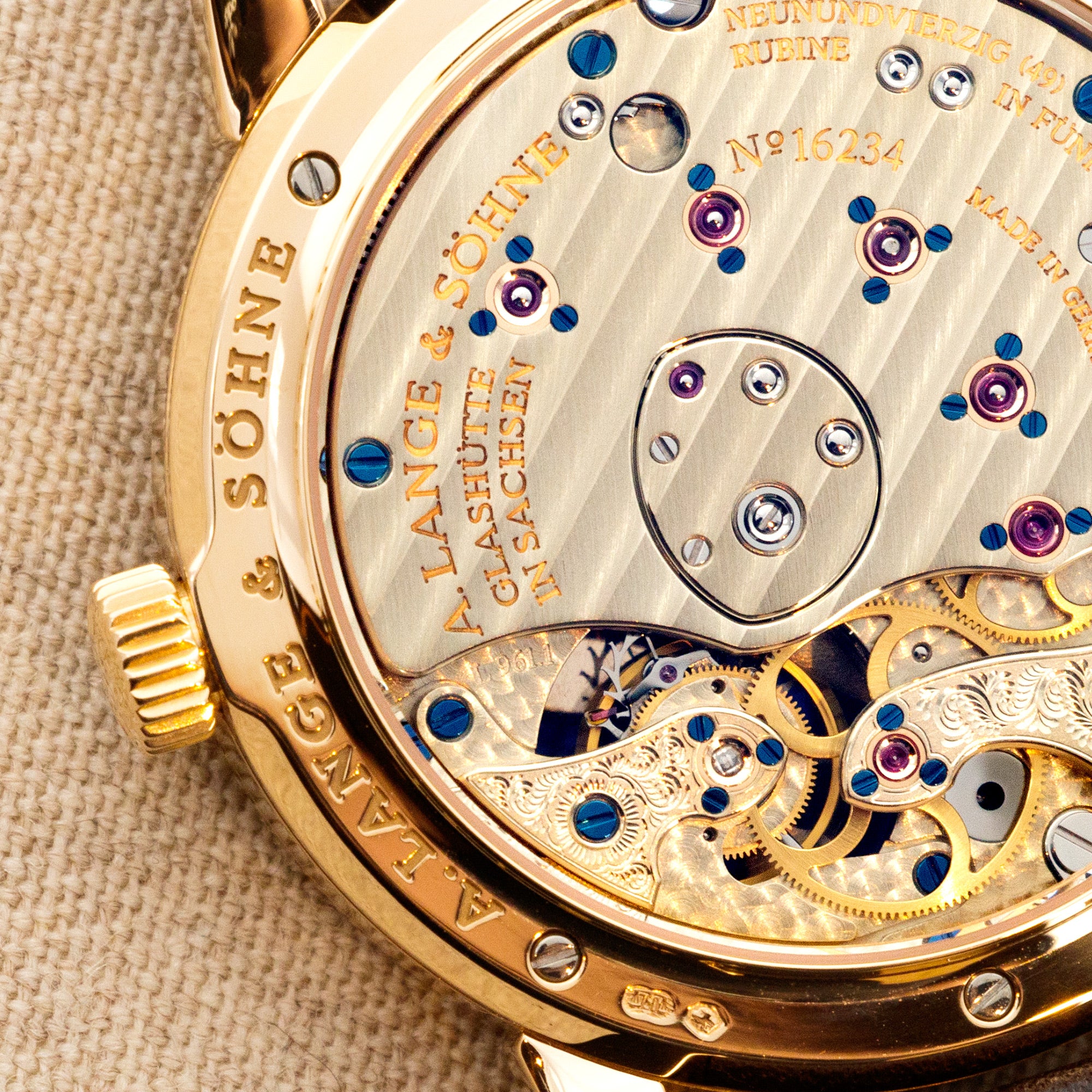 A. Lange & Sohne - A. Lange & Sohne Rose Gold Lange 1 Tourbillon Watch Ref. 704.032 - The Keystone Watches