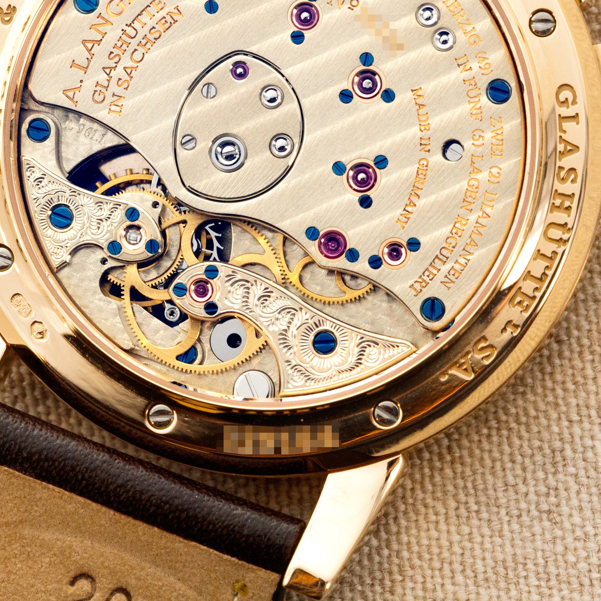 A. Lange & Sohne - A. Lange & Sohne Rose Gold Lange 1 Tourbillon Watch Ref. 704.032 - The Keystone Watches