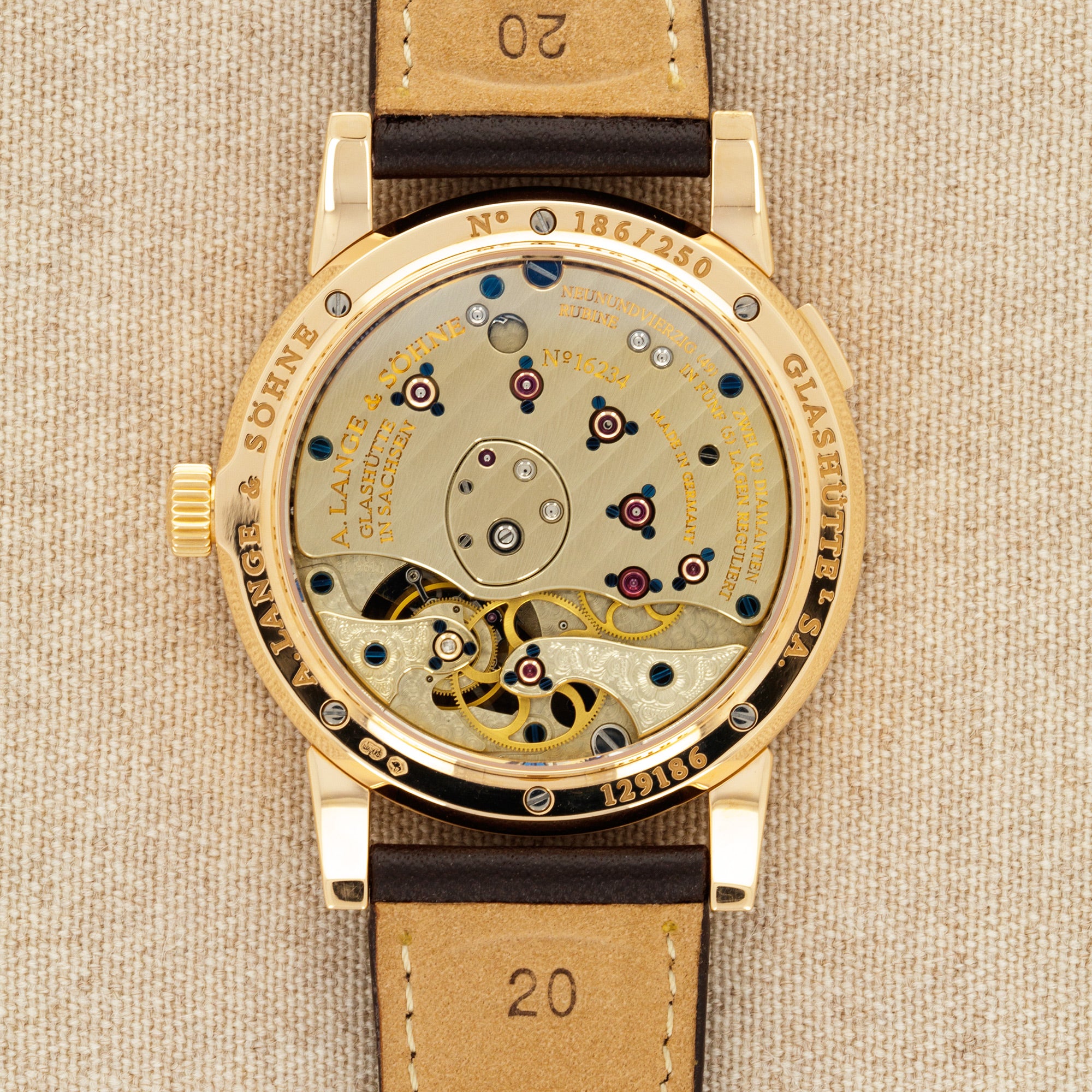 A. Lange & Sohne - A. Lange & Sohne Rose Gold Lange 1 Tourbillon Watch Ref. 704.032 - The Keystone Watches