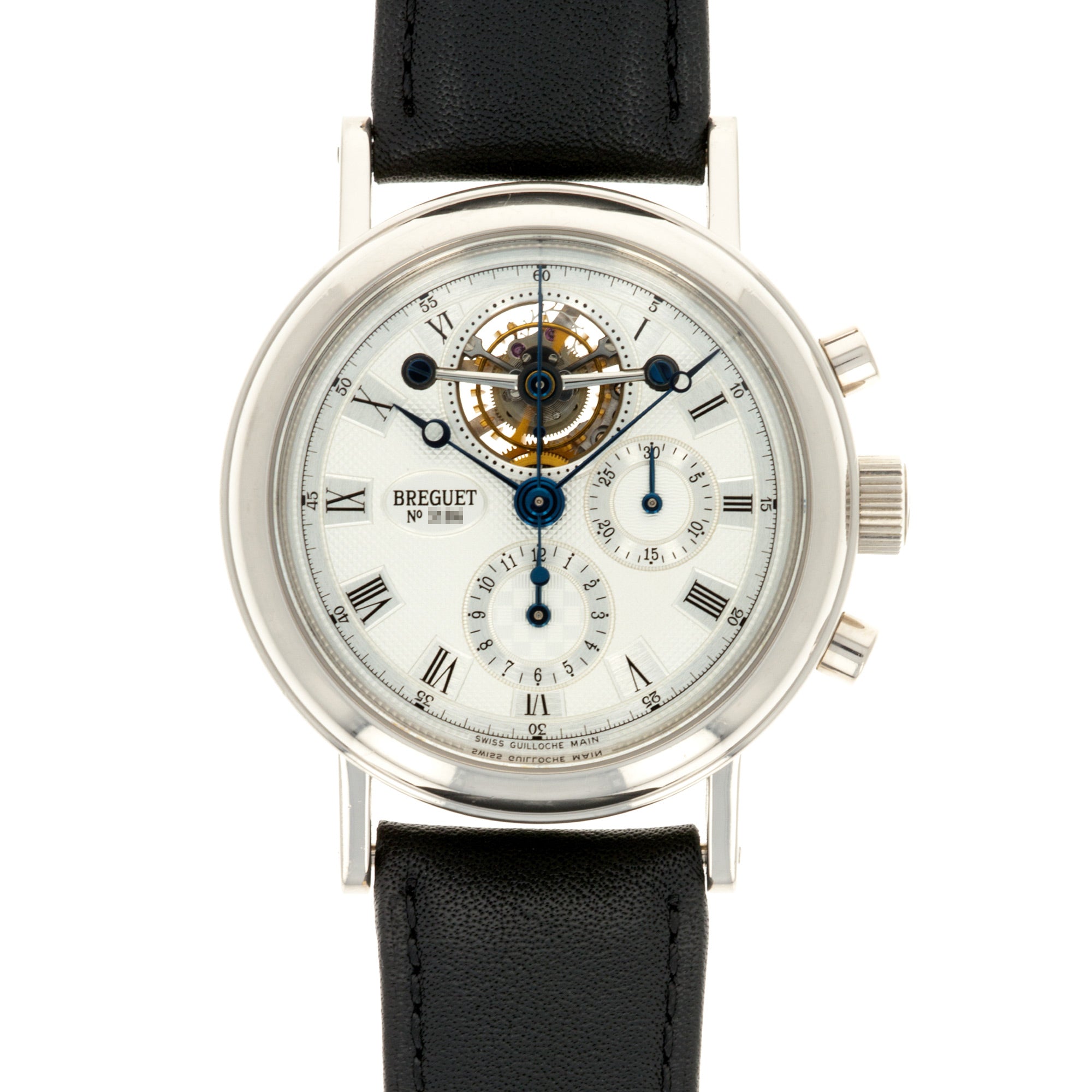 Breguet - Breguet White Gold Chronograph Tourbillon Watch Ref. 3577 - The Keystone Watches