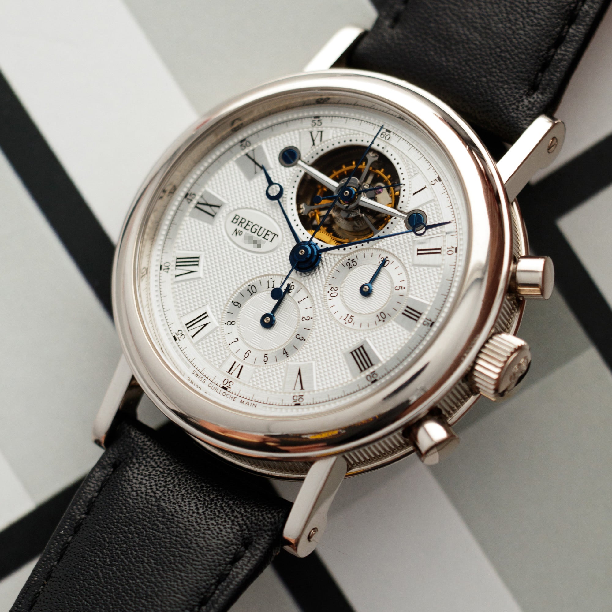 Breguet - Breguet White Gold Chronograph Tourbillon Watch Ref. 3577 - The Keystone Watches